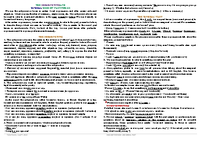 Grammar for advanced learners The subjunctive and Unreal uses of past forms - Thấm Tâm Vy